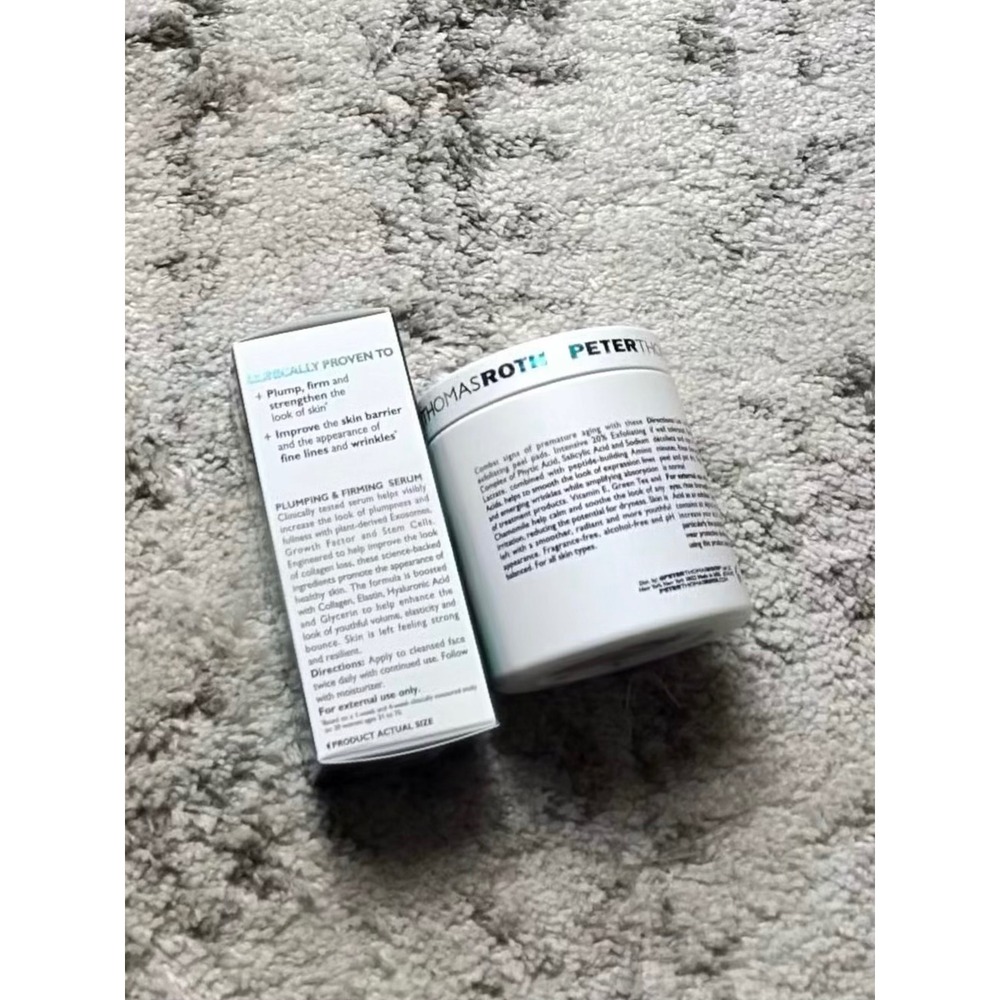 Peter Thomas Roth Collagen Skinjection Serum & Peptide Skinjection Peel Pads Set - Picture 2 of 3